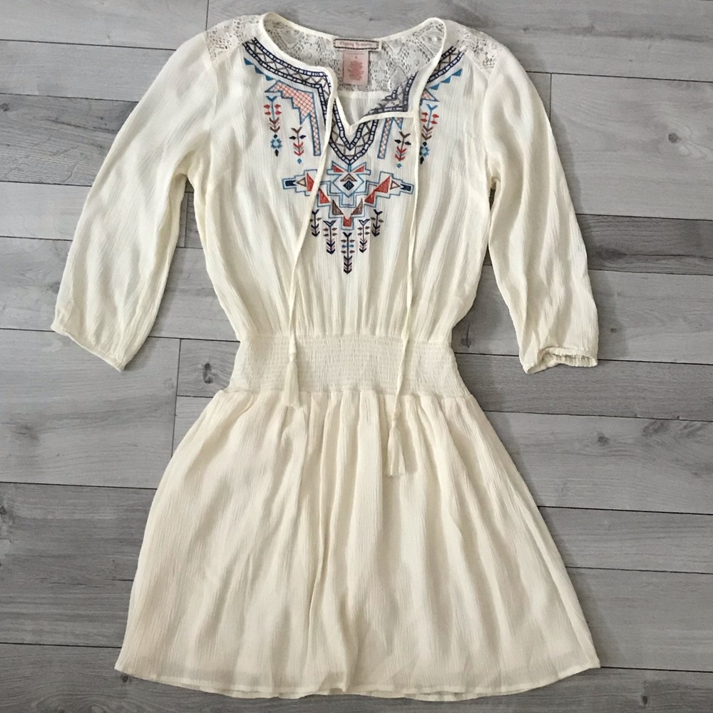 Flying Tomato Ivory Woman’s Dress
